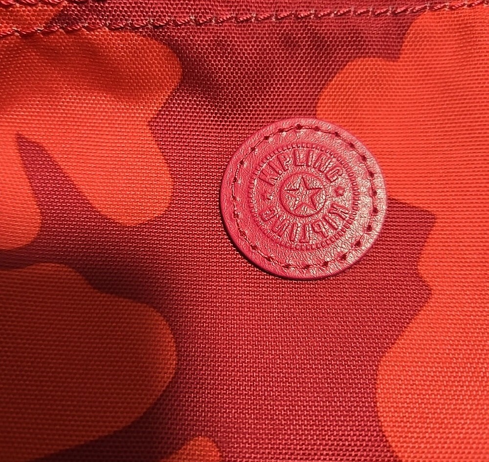 2 Nwt Kipling Small Creativity Coral Print Zip Pouches - Picture 4 of 15